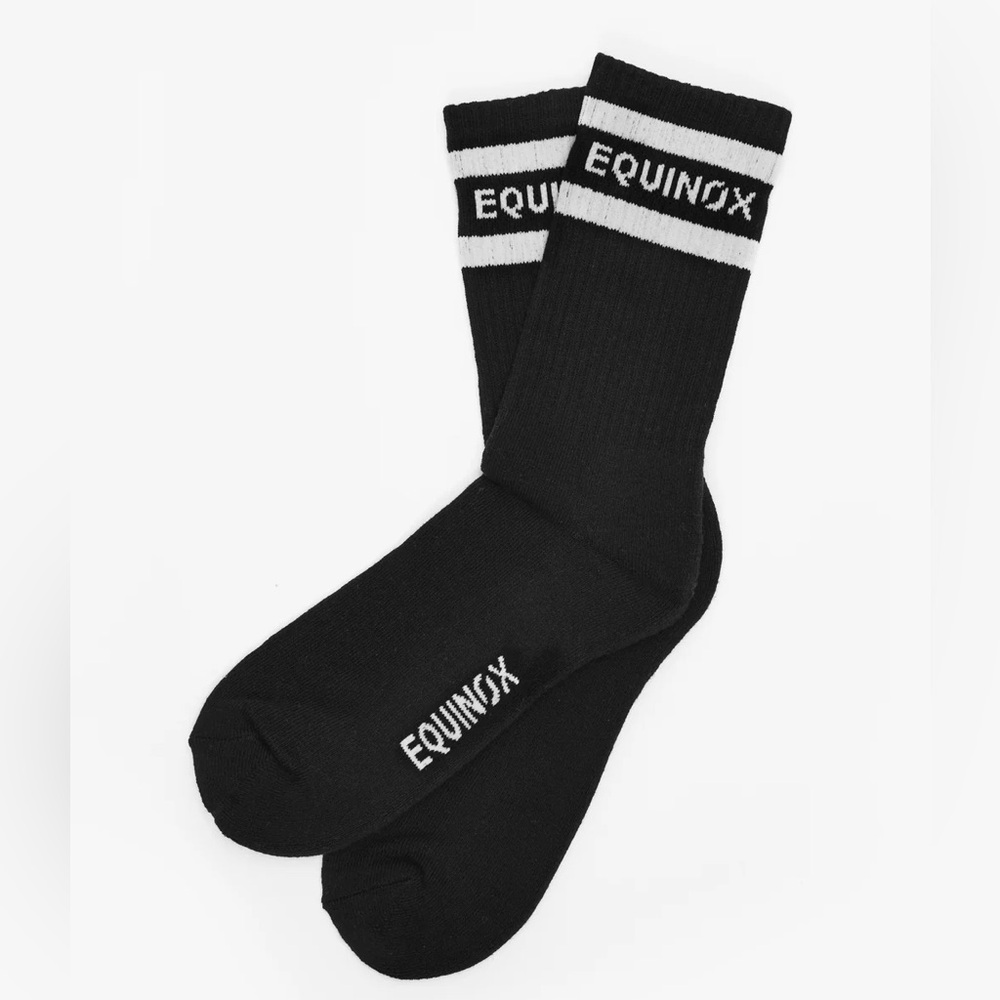 Equinox Black Athletic Socks for Men